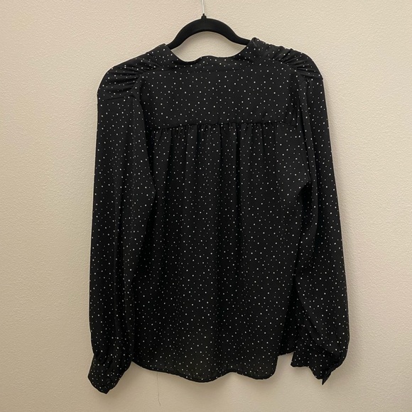 Who What Wear Stars Ruffle Blouse - Picture 3 of 4